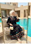 فستان نسائي من الفيسكون بنقشة أصلية وملابس محتشمة - 2