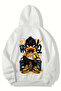 Unisex Oversize Duck Hoodie (White)