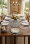 American Service Set 10 Pieces 8 Plates 1 Basket 1 Runner Serving Tray Dining Table Organizer Gift Dowry Box - 2