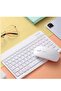 Wireless Keyboard and Mouse Combo Bluetooth Keyboard Mouse Set with Rechargeable Battery White - 3