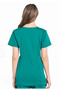 Ww685 Pregnant Women's Scrubs Top – Imported, Adjustable Side Ties, Flexible Ribbed Side Panels, 3 Pockets Doctor Nurse Single Top - 4