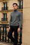 Men's Long Premium Comfort Anthracite Sweater - 4