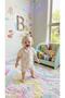Dlş 6146 Baby Girl 100% Cotton White Pink Rabbit Buttoned Shorts Pajama Set
