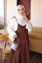 Brown Rope Strap Gilet Dress - 4