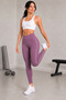 Women's High-Waisted Fitness Leggings with Ruffle Detail – Fitness, Pilates, and Casual Ruffle Leggings - 5