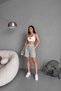 Casual Women's Shorts with Comfortable Fit Design - 2