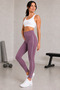 Women's High-Waisted Fitness Leggings with Ruffle Detail – Fitness, Pilates, and Casual Ruffle Leggings - 4
