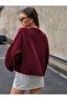 Women's Embroidered Oversize V-Neck Buttoned Cardigan - 3