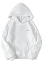 Unisex Oversize Duck Hoodie (White) - 2