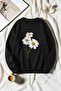 Unisex Printed Crew Neck Sweatshirt