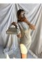 Women's New Season Chain Strap Faux Leather Ruxe Shoulder and Hand Bag - 5