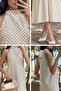 Women's Halter Neck Ruffled Polka Dot Dress - 5