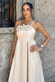 Gülseli Women's Adjustable Strap Dress with Rose Figure - 2