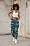 Women's Pleated Trousers with Elastic Waist and Cuffs - 4