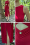 Women's Brooched Gathered Dress - 5