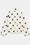Zra Model Viral Dik Yaka Polka Dot Viral Bomber Women's Trench Coat Jacket - 6