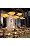 Vintage Bamboo Hanging Lamp, Hand-Woven Retro Pendant Ceiling Light, Adjustable E27, 100cm - 3
