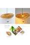 Vintage Bamboo Hanging Lamp, Hand-Woven Retro Pendant Ceiling Light, Adjustable E27, 100cm - 6