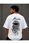 Palestine Kefiye Patterned 100% Cotton Oversize T-Shirt – Unisex T-Shirt with Arabic Writing