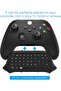 Keyboard for Xbox Series X/S Controller, for Xbox One/S/Controller Gamepad, 2.4Ghz Mini QWERTY Contr - 2