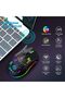 ماوس العاب لاسلكي مريح باضاءة من الفضاء اللوني RGB وهيكل بتصميم خلية نحل و6 ازرار مبرمجة مع زر DPI ق - 6