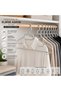 Rotating Head Clothes Hanger Set of 12 Gray – Non-Slip Serrated Shoulder Hanger