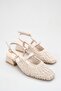 Knitwear Short Heeled Shoes 00274