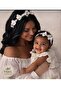 White Hydrangea Series Maternity Set Mother Baby Crown - 2