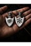 Stainless Steel Double-Sided Scandinavian Mythology Viking Necklace - 5