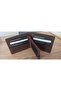 Genuine Leather Hand-Painted & Burnished Patterned Brown Wallet - 4