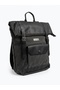 Genuine Leather & Waxed Canvas Vintage Backpack with Waterproof Laptop Compartment, Mountaineering Camping & Daily Unisex Bag