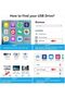 محول كاميرا USB لايتنينج الى بطاقة SD وTF ابل للايفون/ايباد وقارئ بطاقات 3 في1 USB دونجل لفلاشة USB، - 7