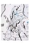 Wooden World Map Wall Decor Travel Wall Art Home Decoration UAE, White - 2
