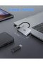 محول USB C 5في 1 من في كوم إلى HDMI VAG، موزع USB Cمع توصيل طاقةبسعة100 واط،منفذ 4K HDMIبدقة،VGA 108 - 7
