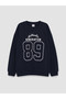Crew Neck Printed Boys' Sweatshirt - 2