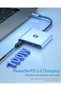 محول USB C 5في 1 من في كوم إلى HDMI VAG، موزع USB Cمع توصيل طاقةبسعة100 واط،منفذ 4K HDMIبدقة،VGA 108 - 3