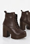 JVL 207 Lace Detail High Heel Boots - 3