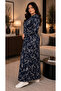 Women's Dress - Comfortable Fit - Plus Size - Patterned - Oversized - Viscose - 2