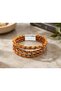 Montreux Heritage Multi-Row Braided Leather Men's Bracelet with Gift Box - 3