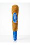 Plush Baseball Bat Dog Toy with Sound – Pull-Along 42cm Brown-Blue