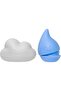 ألعاب استحمام بتصميم السحابة وقطرة الماء من يو بي بي اي، لون أزرق (Cloudy Blue)