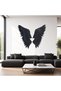 INZUO Angel Wings Wall Decor, Metal Wing Sculpture for Living Room Bedroom - 6