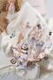 4-Layer Fringed Premium Multi Muslin Baby and Kids Blanket 100% Cotton Oeko-Tex Certified 120 X 100 cm