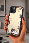 حافظة مقاومة للصدمات متوافقة مع هاتف iPhone 12 Pro Max مع حماية للكاميرا بنمط ManekiNeko
