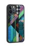 iPhone 12 Pro Max Compatible Patchwork Patterned Shockproof Case with Camera Protection - 2