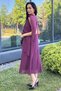 Perry Women's Layered Dress with Shoulder Shawl Detail - 4