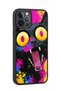 iPhone 12 Pro Max Compatible Cat Eye Patterned Shockproof Case with Camera Protection - 2
