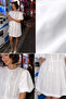 Women's Front Tie Princess Sleeve Dress - 5