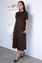 Crew Neck Short Sleeve Dress with Pocket Detail - 6