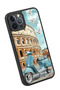 iPhone 12 Pro Max Compatible Colosseum Patterned Shockproof Case with Camera Protection - 3